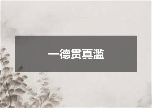 一德贯真滥