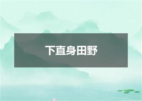 下直身田野