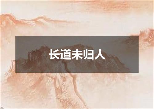 长道未归人