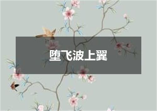 堕飞波上翼