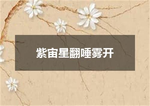 紫宙星翻唾雾开