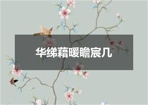 华绨藉暖瞻宸几