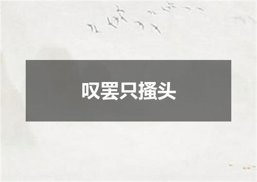 叹罢只搔头