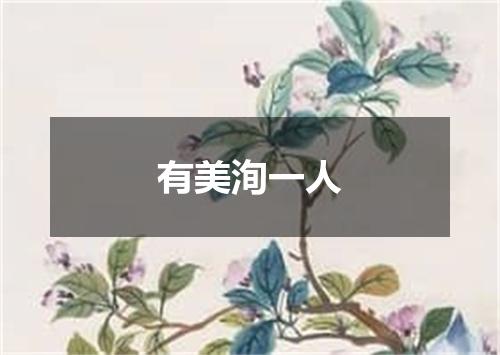 有美洵一人