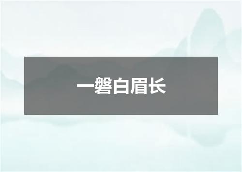一磐白眉长