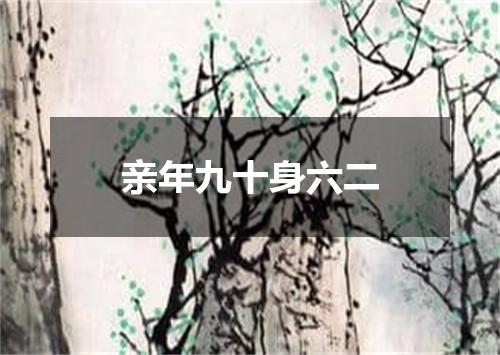 亲年九十身六二