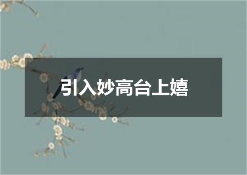引入妙高台上嬉