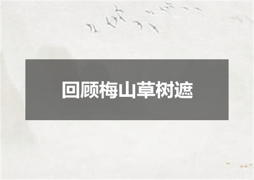 回顾梅山草树遮