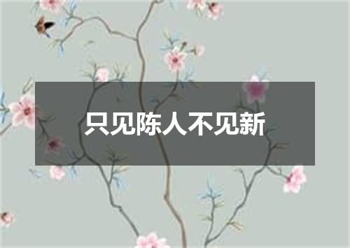 只见陈人不见新
