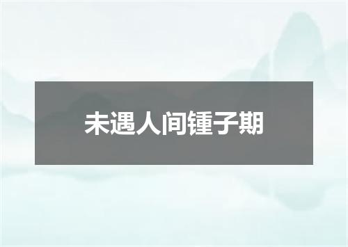 未遇人间锺子期