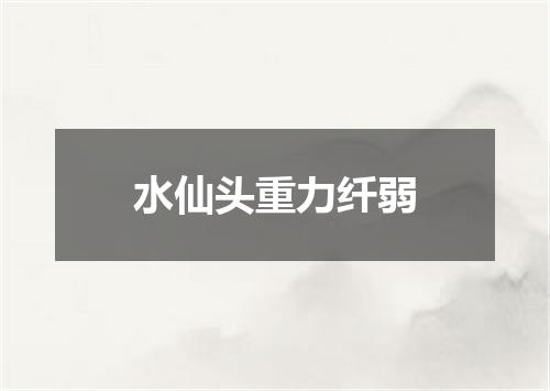 水仙头重力纤弱