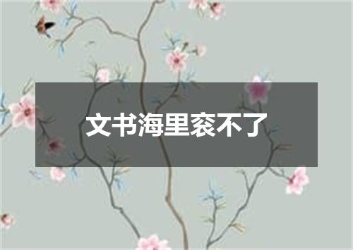 文书海里衮不了