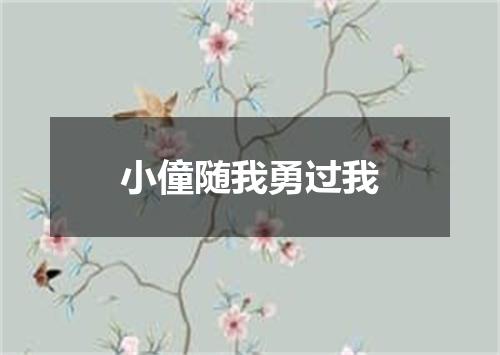 小僮随我勇过我