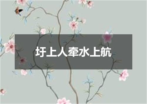 圩上人牵水上航