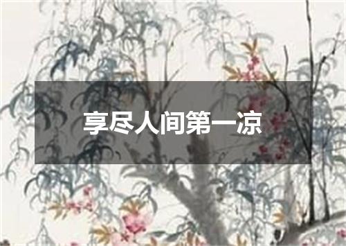 享尽人间第一凉