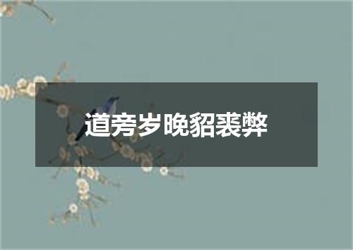 道旁岁晚貂裘弊