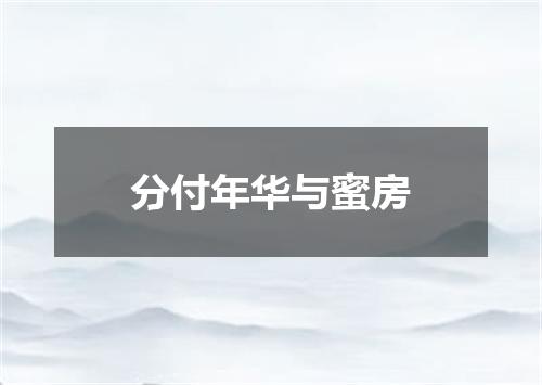 分付年华与蜜房