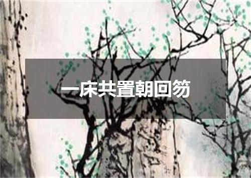 一床共置朝回笏