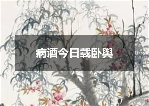 病酒今日载卧舆