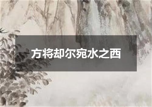 方将却尔宛水之西