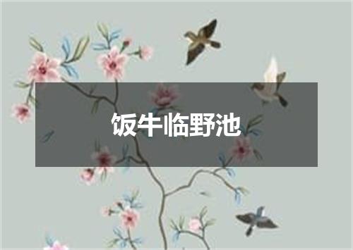 饭牛临野池