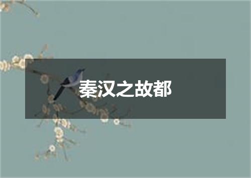 秦汉之故都
