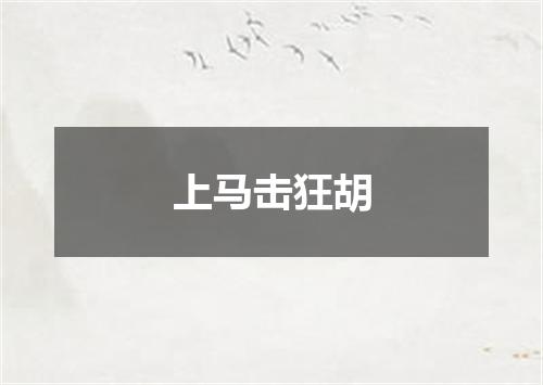 上马击狂胡