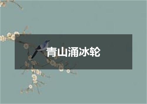 青山涌冰轮