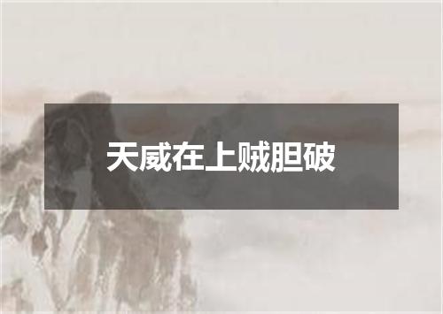 天威在上贼胆破