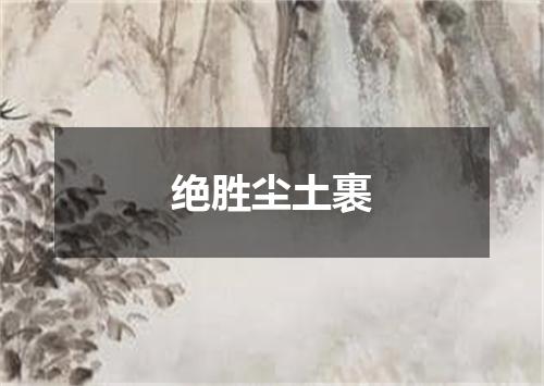 绝胜尘土裹