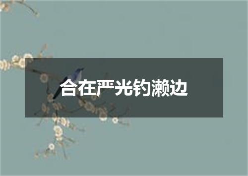 合在严光钓濑边