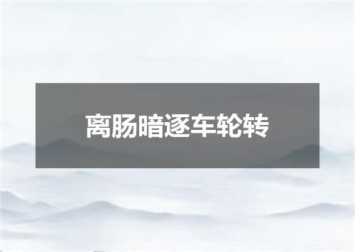 离肠暗逐车轮转