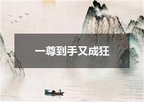 一尊到手又成狂