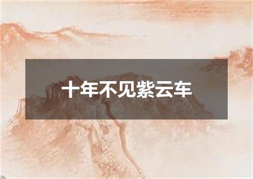 十年不见紫云车