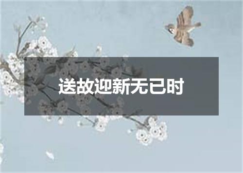 送故迎新无已时