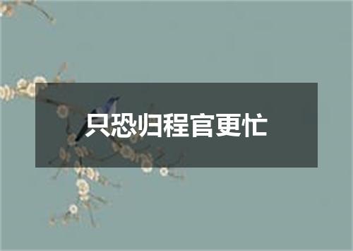 只恐归程官更忙