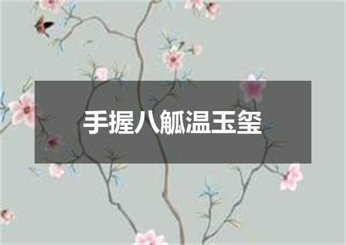 手握八觚温玉玺