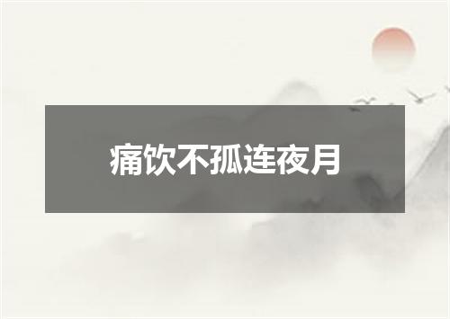 痛饮不孤连夜月