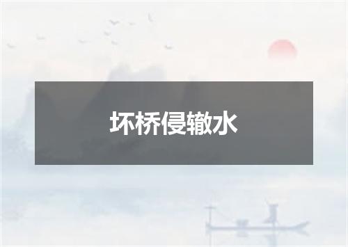 坏桥侵辙水