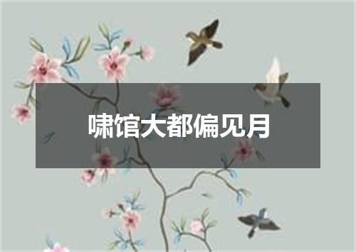 啸馆大都偏见月
