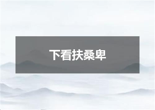 下看扶桑卑