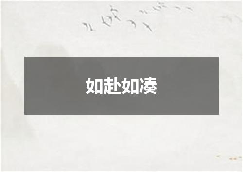 如赴如凑