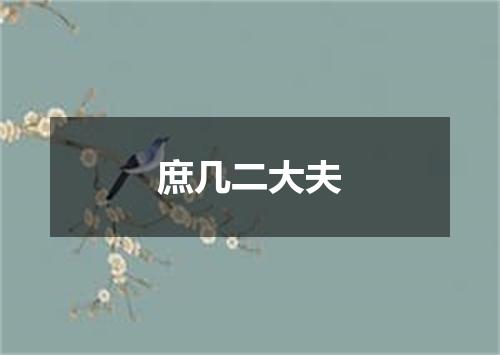 庶几二大夫