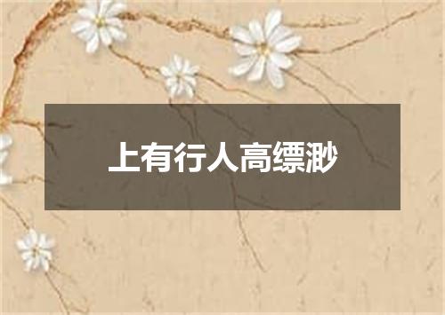 上有行人高缥渺