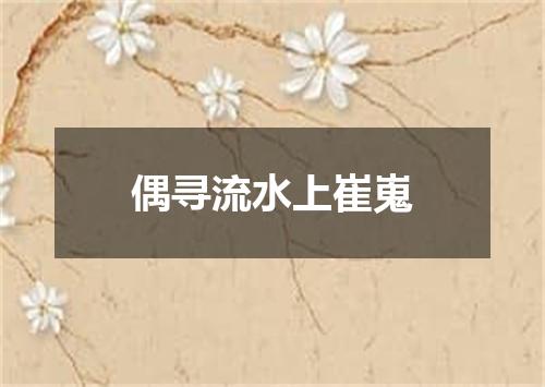 偶寻流水上崔嵬