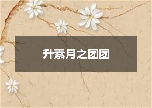 升素月之团团