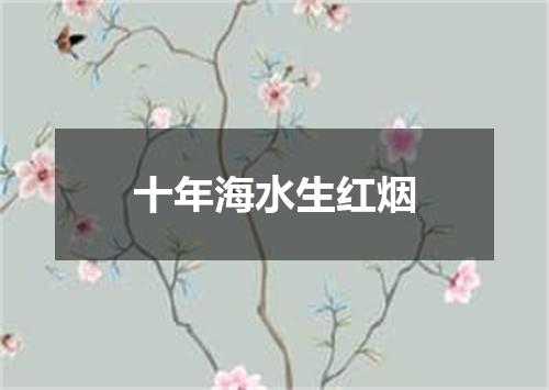 十年海水生红烟