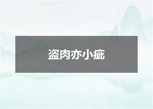 盗肉亦小疵