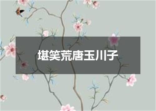 堪笑荒唐玉川子