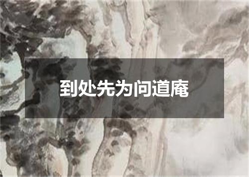 到处先为问道庵